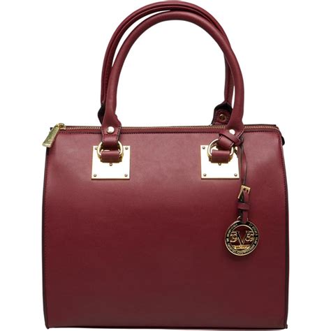 burgundy versace bag|versace purses black label.